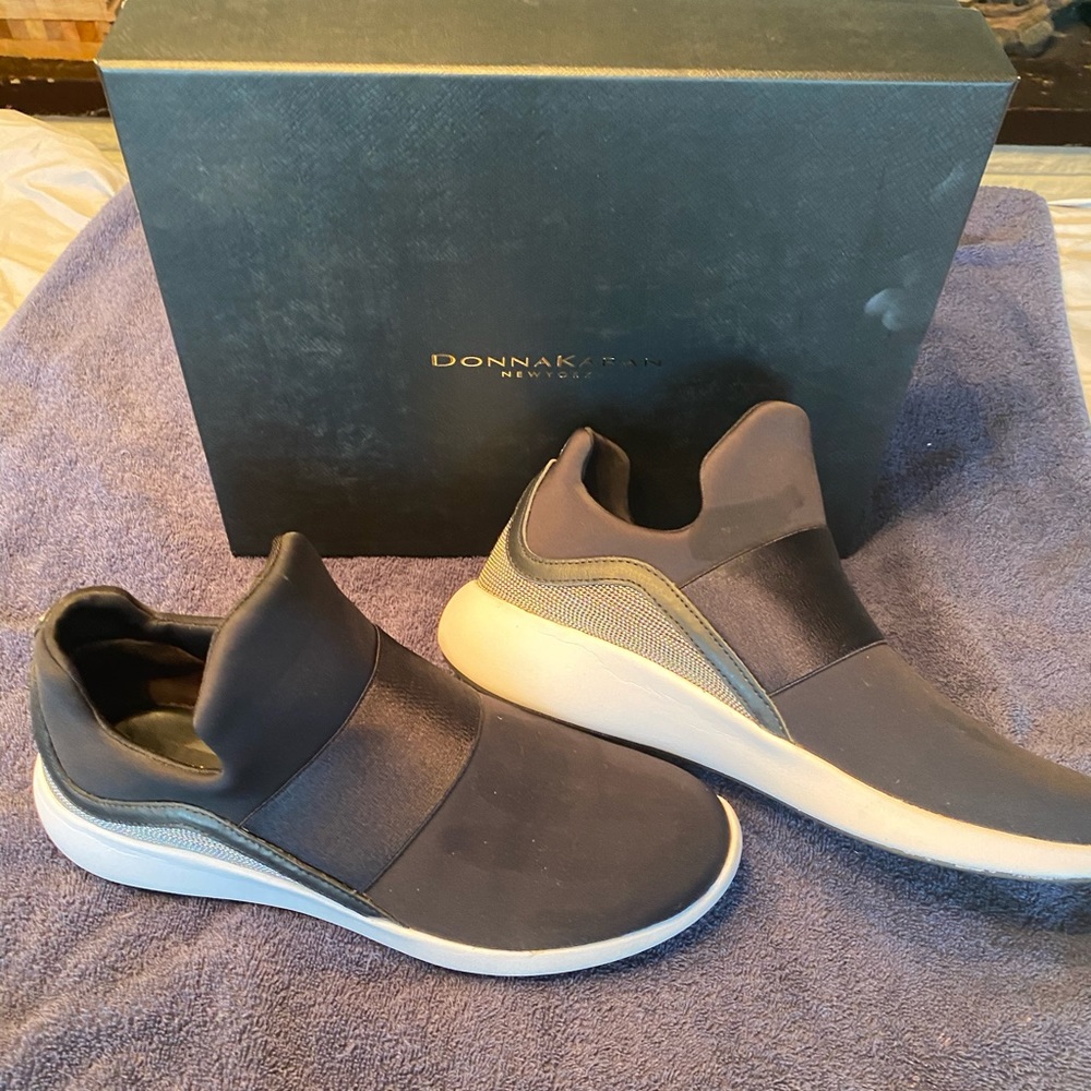 Donna Karan sparkly sneakers